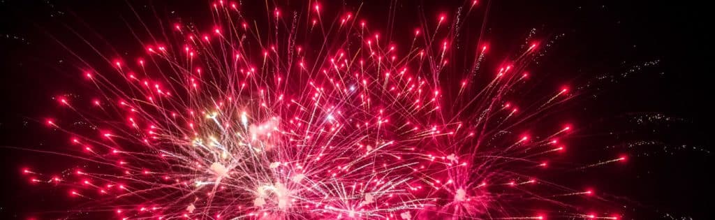 Feux d’artifice pour les mariages