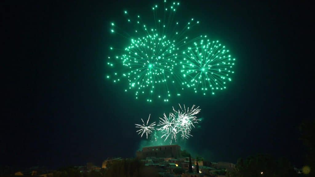 Feu d'artifice Gréoux Les bains