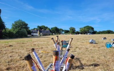 Installation d'un feu d'artifice en Breatagne