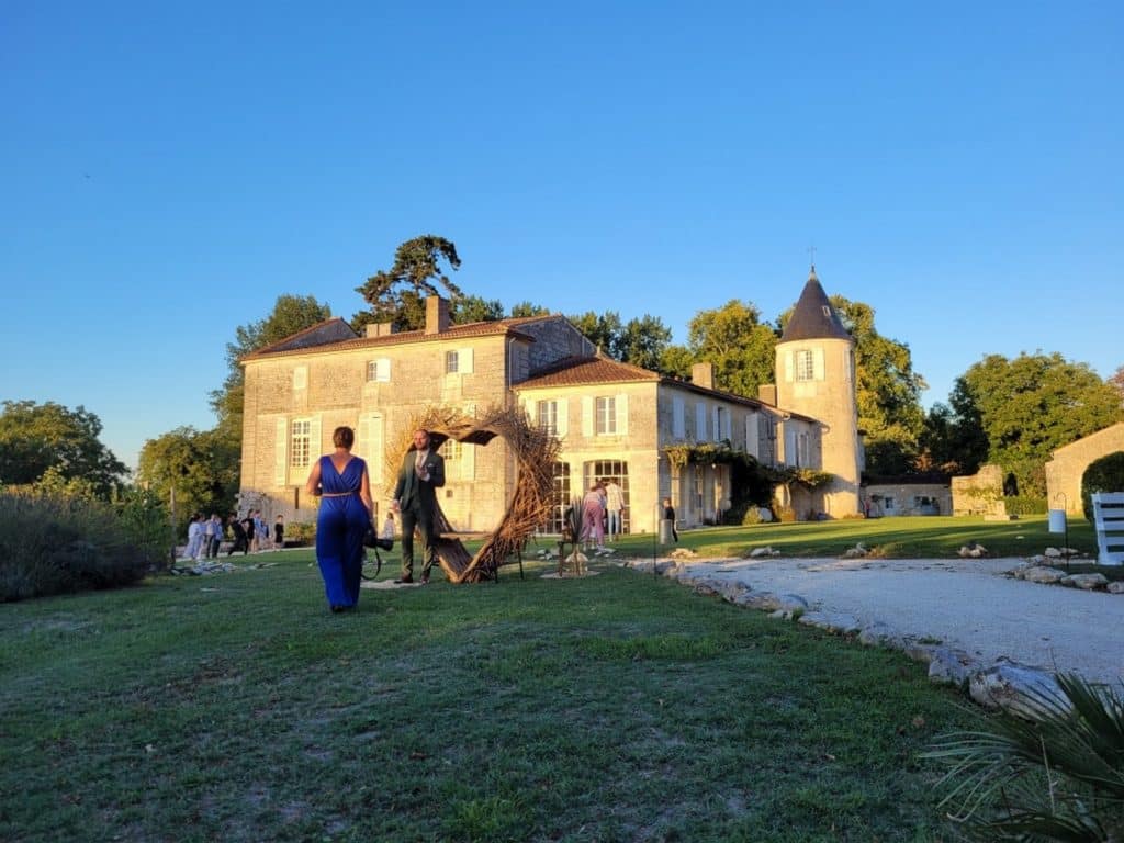 Feu d'artifice tiré par Millétoiles pour un mariage au Château de Mouillepied