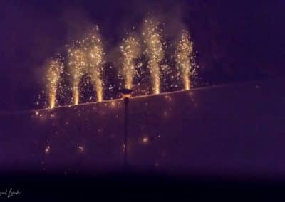 Animation pyrotechnique et feu d'artifice silencieux