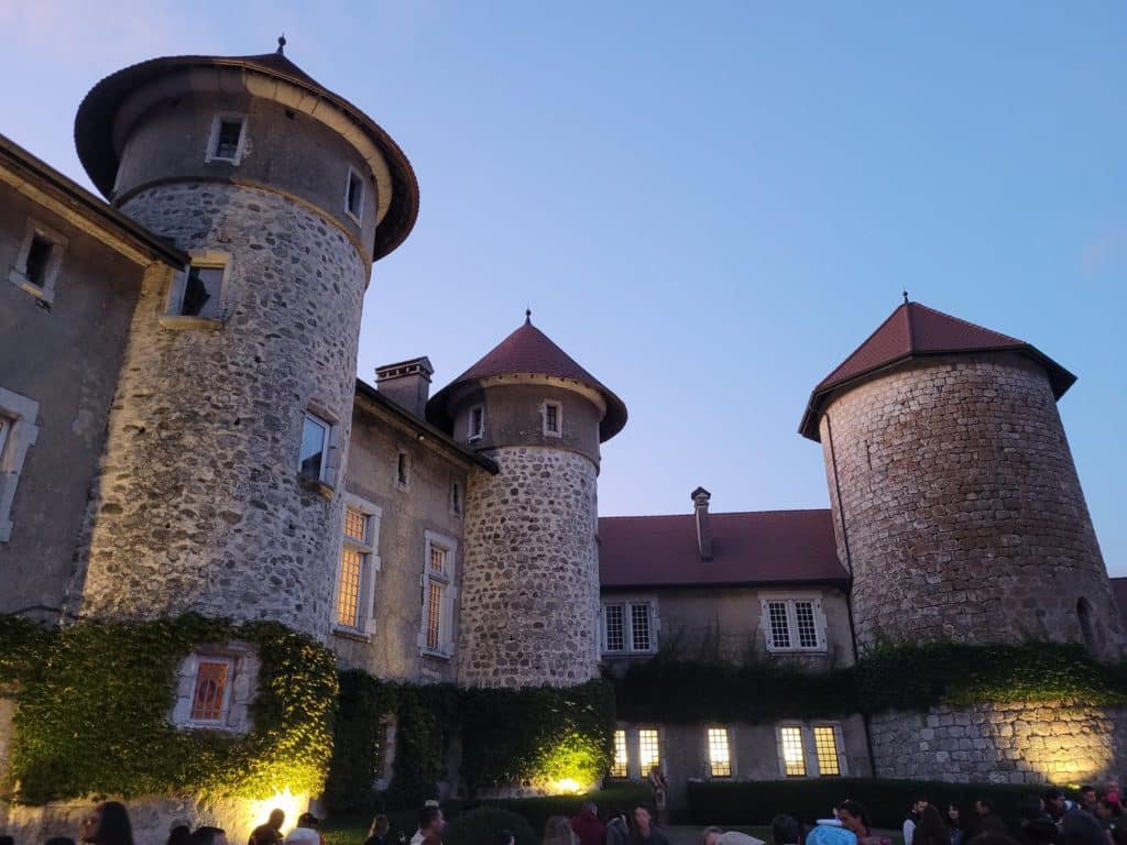 Le château au crépuscule