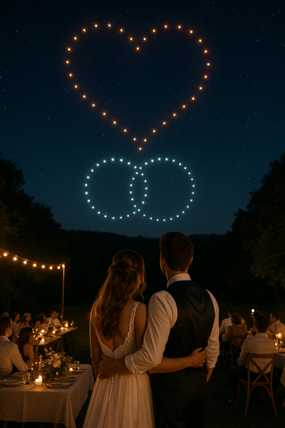 Spectacle de drone et spectacle hybride Millétoiles
