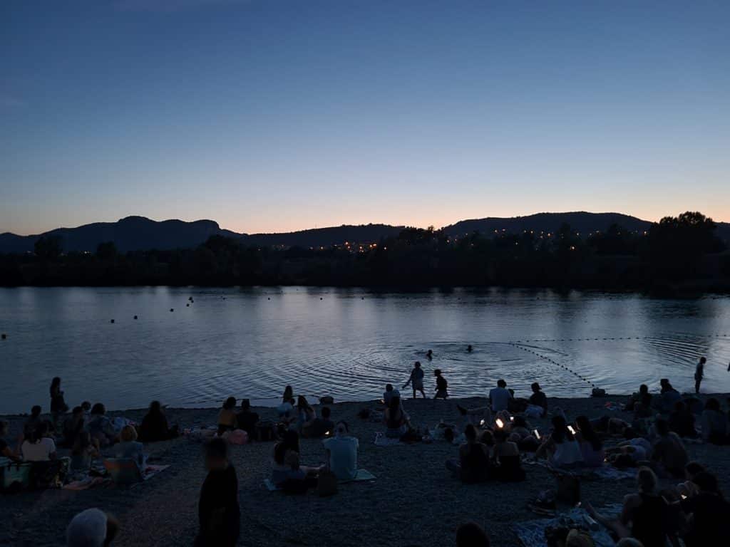Le Lac des Buissonades avant Millétoiles